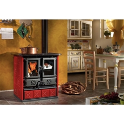 La Nordica Rosetta BII Maiolica Wood Cook Stove