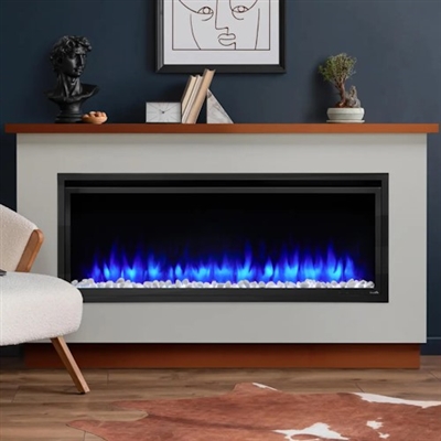 Simplifire Allusion Platinum 60 Linear Electric Fireplace