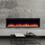 Simplifire Allusion Platinum 72 Linear Electric Fireplace