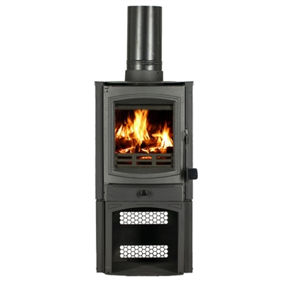 Breckwell SW500 Area Wood Stove on Pedestal
