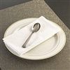 Glimmerware EMI-GWTS 6.25" 600 Plastic Silverware Silver Teaspoon