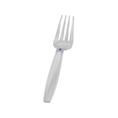 Fineline Settings 2516 Flairware Collection EXTRA HEAVY CUTLERY - CLEAR FORKS