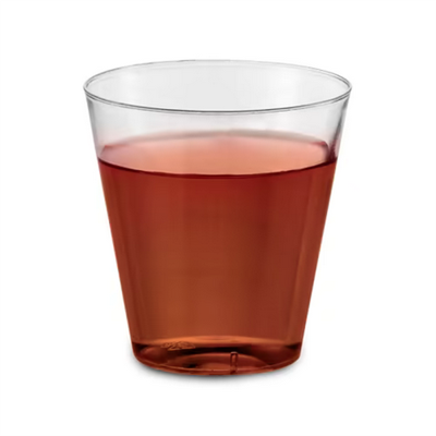 Fineline Settings 401-CL, 1 Oz. Savvi Serve Clear Plastic Shot Glasses, 2500/CS