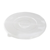 Fineline 42RBFL Conserveware PETE Flat Lid for 24/32/40 oz. Round Bowls - 300/Case