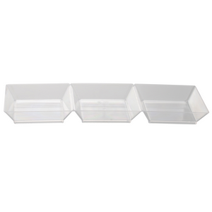 Fineline 6212  Tiny Temptations 7.5" 3 SECTION TRAY 200 / Case