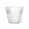 Fineline Tiny Temptations 6403-CL 5.4 oz  Square Clear Disposable Plastic Shot Glasses 200