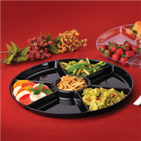18" Round 7 Compartment Tray
