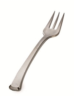 50 Mini 4" Disposable Plastic Silver Tasting Forks