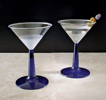 Emi-Yoshi 6 oz Disposable Plastic Martini Glasses