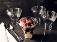 Emi-Yoshi Parfait Glass Flat Lids (pet)