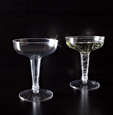 Emi-Yoshi 2 pc 4oz Old Fashioned Champagne Glasses