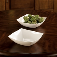 EMI Yoshi Emi-Sb64 64 oz Square Plastic Salad Serving Bowls