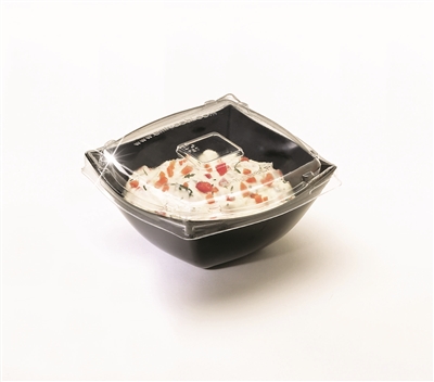 EMI Yoshi Emi-Sb8lp Plastic lids For 8oz Square Plastic Serving Bowls - LIDS ONLY