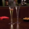 Emi-Yoshi Emi-Sfc5 Square Disposable Plastic Wedding Champagne Flutes