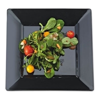 EMI Yoshi Emi-Sp8 8" Square Disposable Plastic Salad Plates