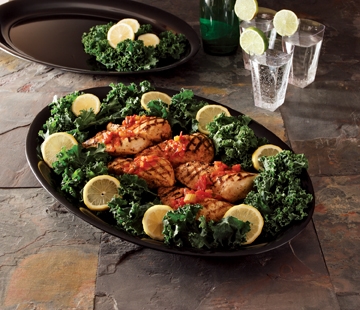 Emi-Yoshi Emi-1421 Oval 14" by 21" Disposable Heavy Weight Plastic Serving Trays Serving Platters
