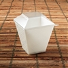 6.8 oz Square Cube Clear Plastic Parfait Dessert Cups