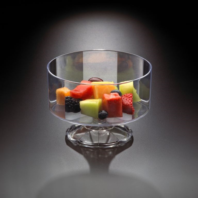 EMI-Yoshi - Elegant Disposable Plastic Trifle Bowl Fruit Salad Cake Pasta Trifle  Bowls