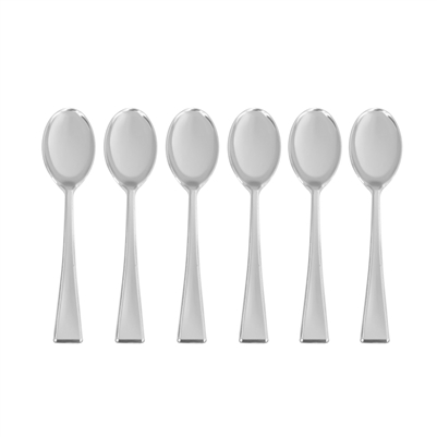 Zappy 500 Silver Mini Spoons 3.75" Dessert