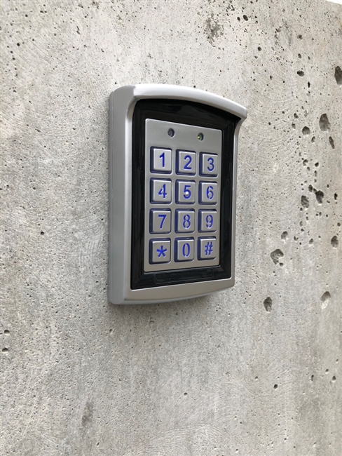 Stainless steel water proof out door Keypad