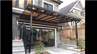 Glass Patio Cover with
