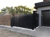 privacy solid panel horizon style slide gate