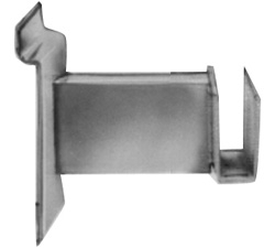 Slatwall Rectangular 3" Hangrail Bracket