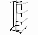 ROLLING SHELF WITH T-STAND UNIT