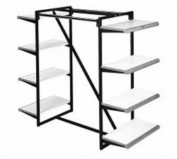 CLOTHING SHELF RACK