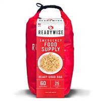 7 Day Emergency Dry Bag 60 Servings Breakfast and EntrÃ©e Grab and Go