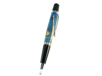 Baseball blue barrel pen