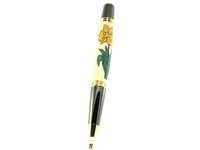 Daffodil wood inlay pen