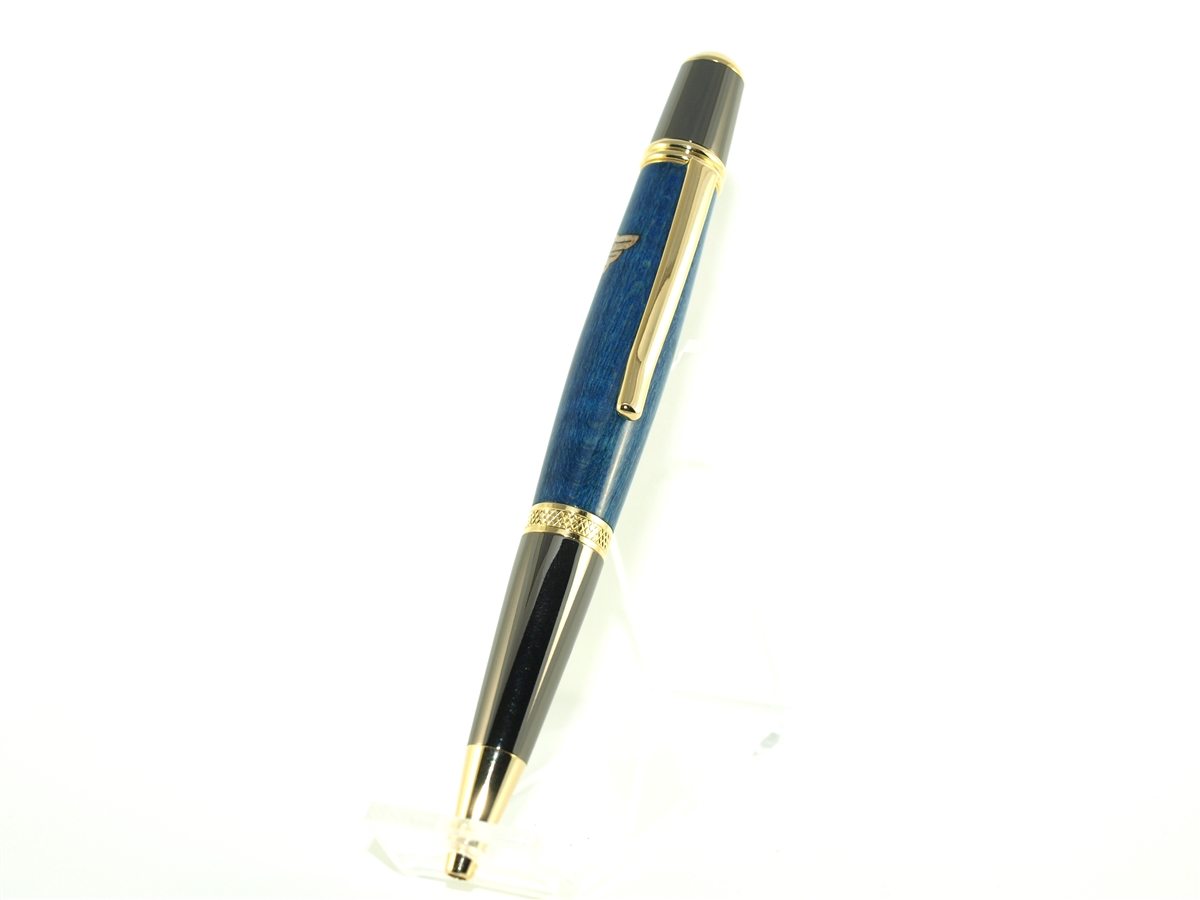 Wall Street II Twist Pen, Ballpoint/Gel Ink, Gold deals -- Breast Cancer Emblem Inlay (INLAY5)