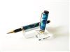 rollerball pen - dark and light blue acrylic