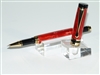 rollerball pen - ruby red acrylic
