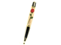 long stem rose twist pen