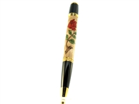 rose on a branch pen