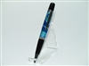 dark and light blue acrylic pen