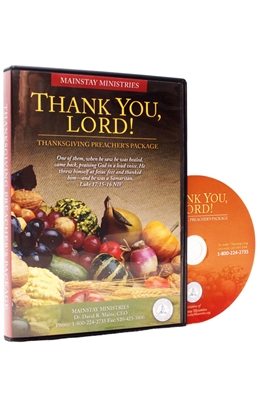 Thank You, Lord! -- Thanksgiving Sermon & Preacher Package CD
