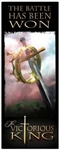The Victorious King Vertical Banner