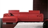 Seriena 2 piece sectional sofa, red sectional sofa, leather sectionals, Loveseat, chaise lounge, sectional sofas with chaise, leather sectional sofa with chaise, l shaped sectional sofa, sofas sectionals, leather sectional sofas