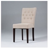 Seriena Madison Dining Chair in Beige/Gray Linen, luxury dining chairs, linen dining chair, fabric dining room chairs, fabric dining chair, upholstered dining chair, modern upholstered dining chairs, dining chair upholstered, dining chair online