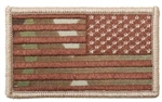 US Flag Multicam Reverse Embroidered Patch