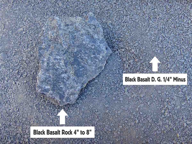 Black Basalt D.G. Fines 1/4" Minus