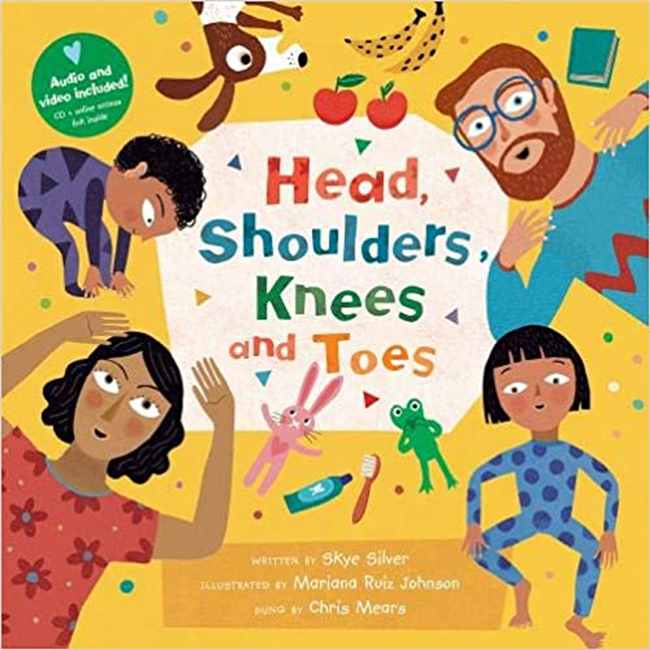 Head Shoulders Knees Toes | Music Book & CD-DVD for Childhood Development