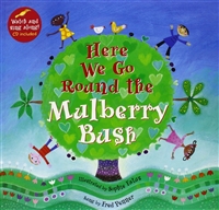 Here We Go Round the Mulberry Bush | Music Book & CD for Childhood Development
