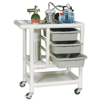 MJM International Emergency Crash Cart, 3 Drawers