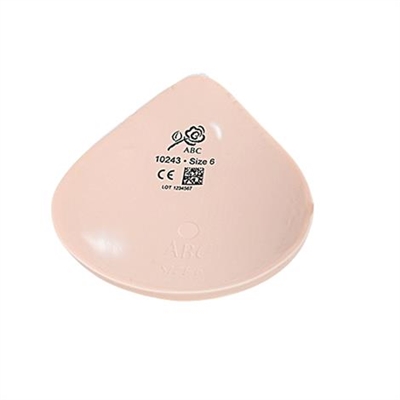 ABC Convex Lightweight Triangle Silicone Breast Form - Style 10243