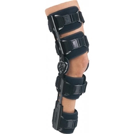 KOZYFIT PREMIUM Immobilizer Brace for Knee support for dislocation injuries  ligament tear wraparound knee stabilizer splint for men & women (19” long), UNISEX