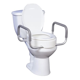 Drive Premium Raised Toilet Seat with Removable Arms